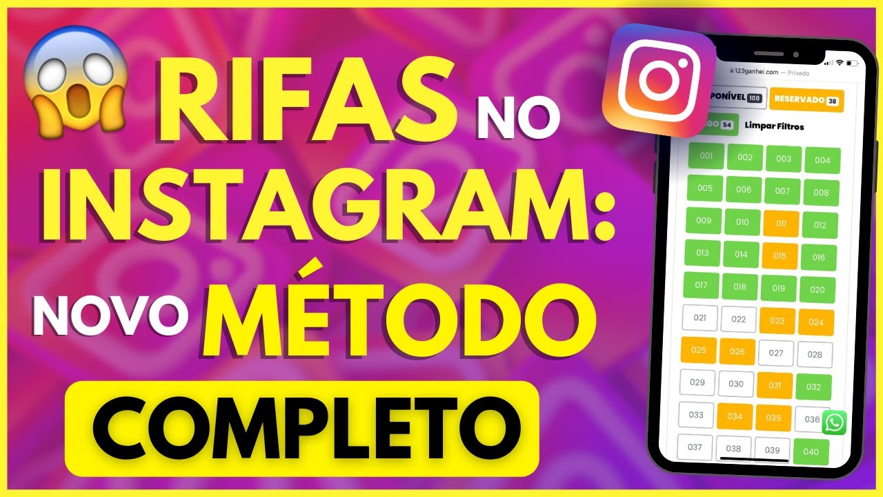 ✅ [NOVO MÉTODO] Como Fazer Rifa no Instagram - A melhor Estratégia de Rifa Online Atualizada 2022
