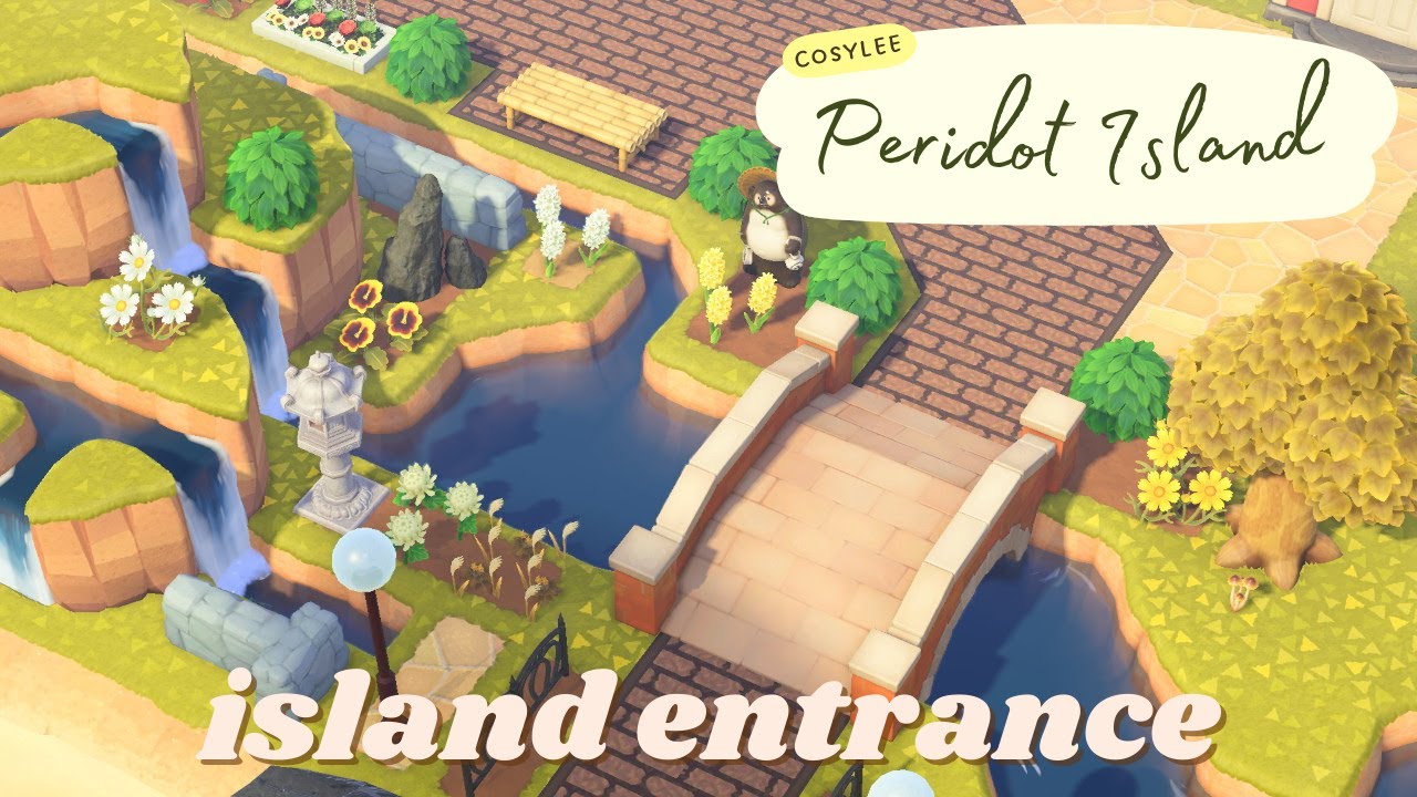 peridot island entrance speed build | acnh