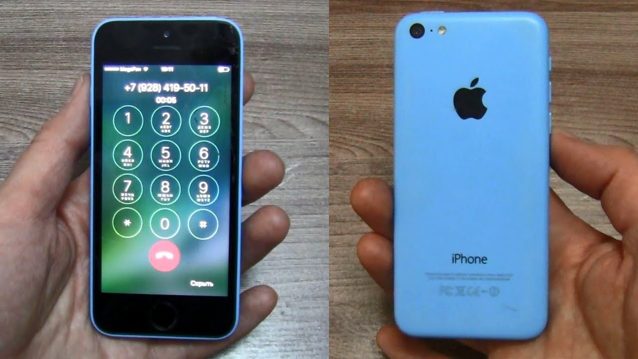 Apple iPhone 5C  incoming call
