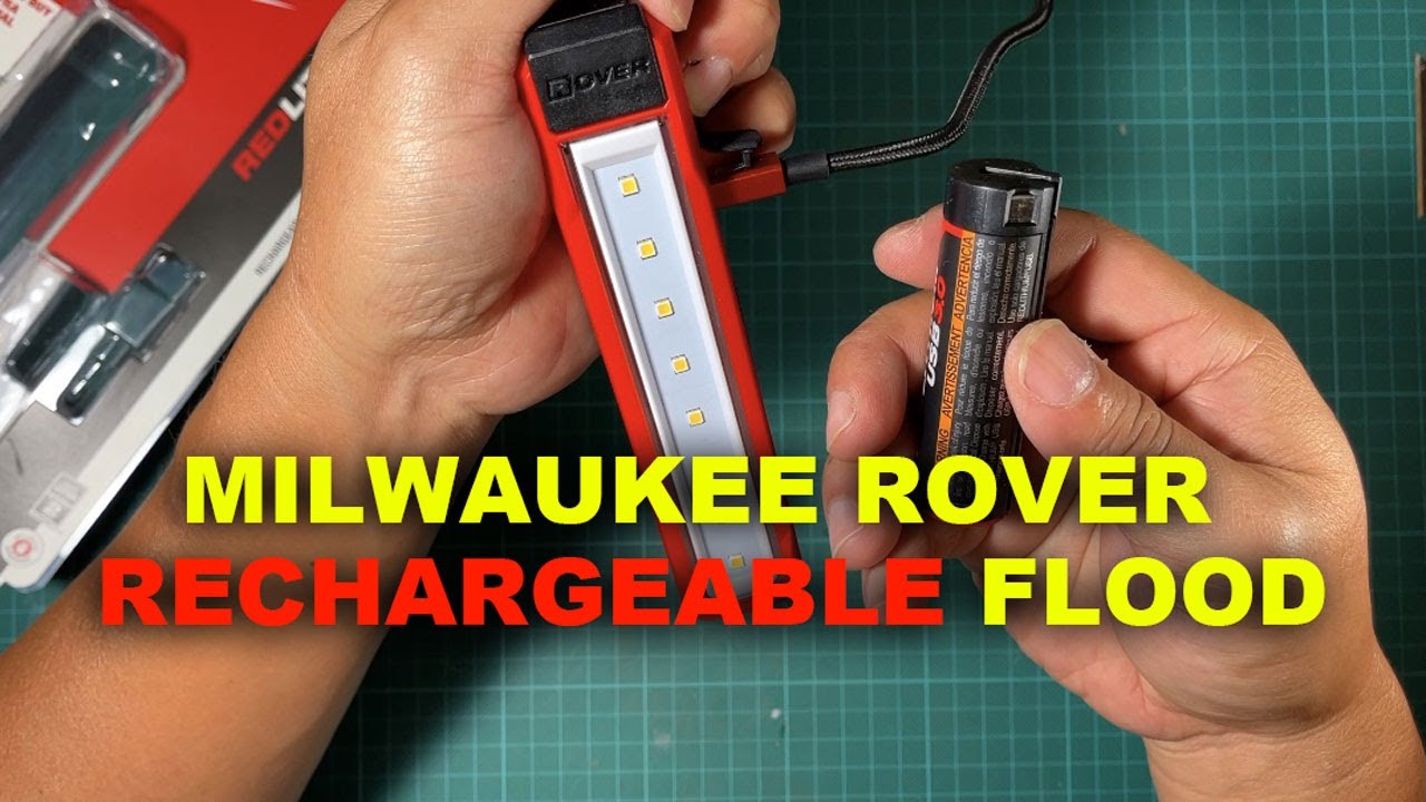 MILWAUKEE ROVER MAGNETIC LED FLOOD LIGHT
