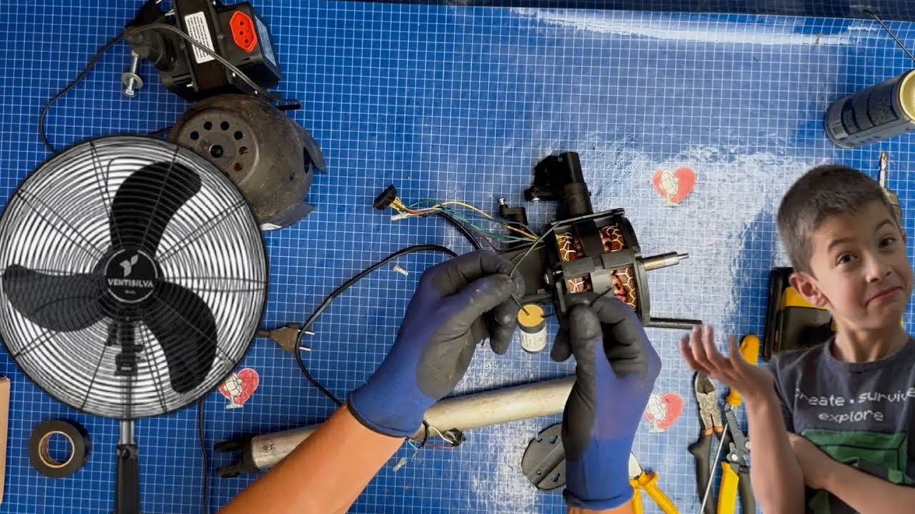 ACHAMOS UM  VENTILADOR INDUSTRIAL VENTISILVA NO LIXO!!! Qual será o problema dele?