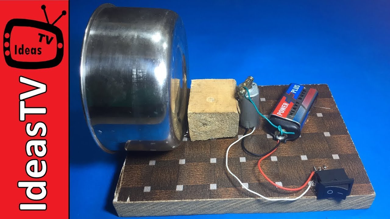 How to make Very Loud And Powerful Alarm Using DC Motor (School / Theft Alert Alarm)