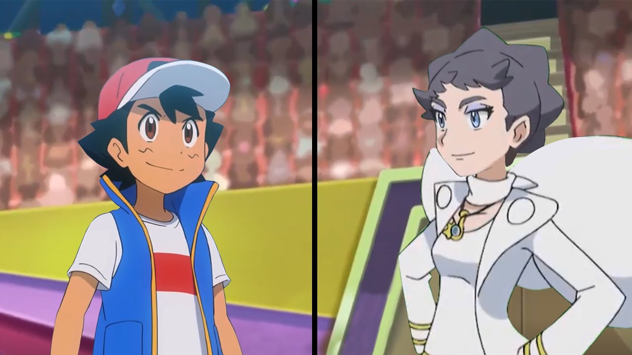 Pokemon Characters Battle: Galar Ash Vs Diantha (Kalos Reunion)