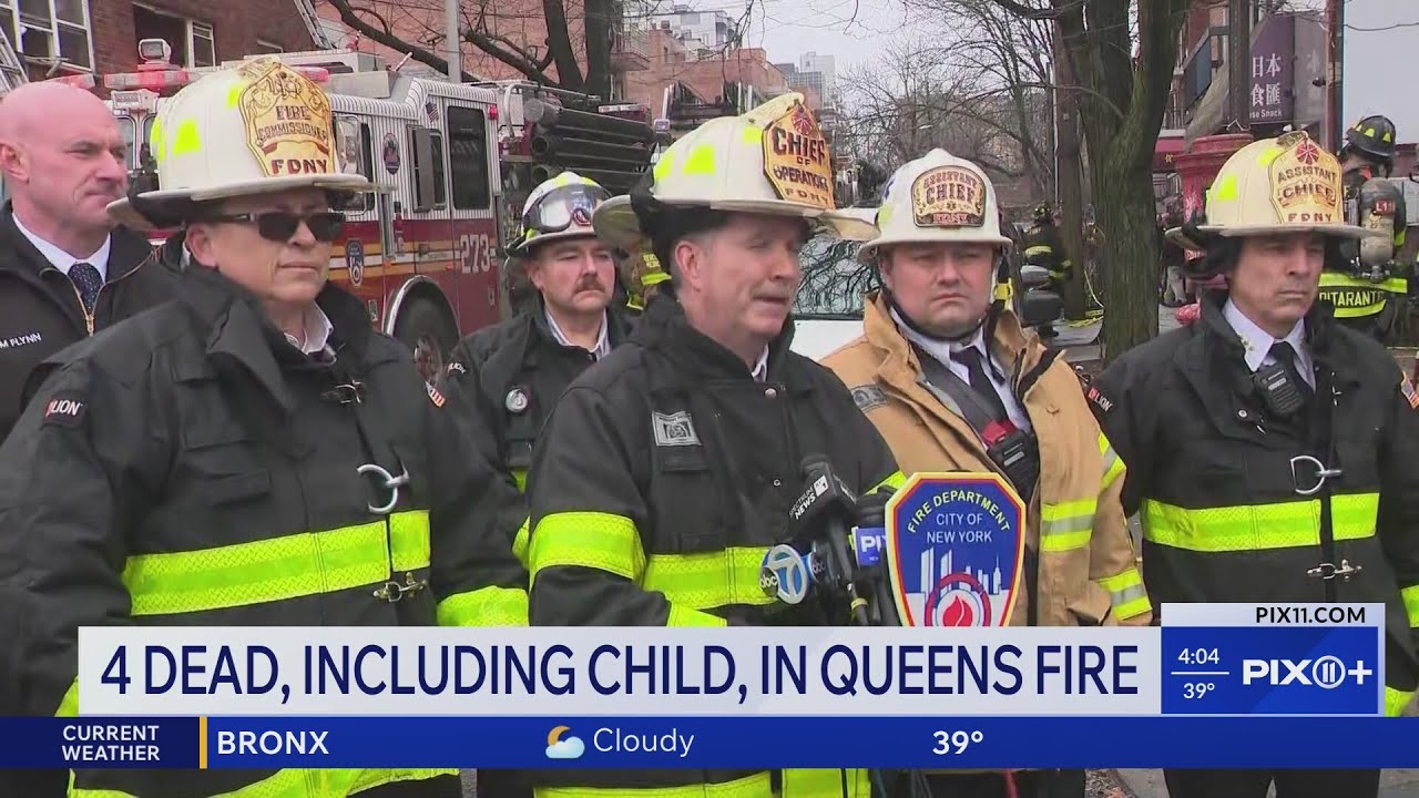 Four dead including child in Queens fire