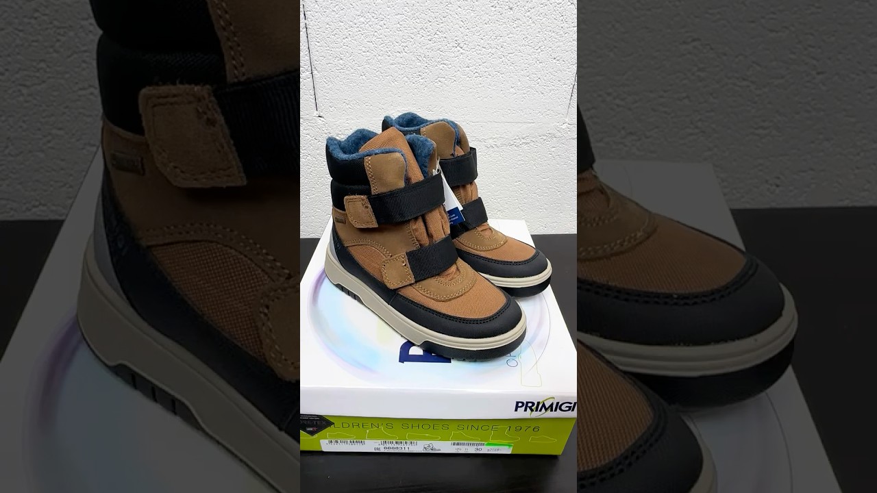 Chlapeck&eacute; sněhule Primigi 8888311 Gore-Tex  #unboxing #detskaobuv #primigi #primigistorepraha