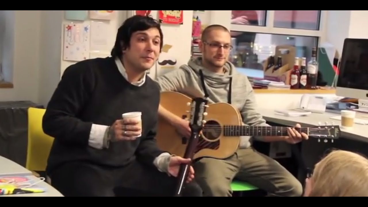 Frank Iero Acoustic Set In The Kerrang! Office