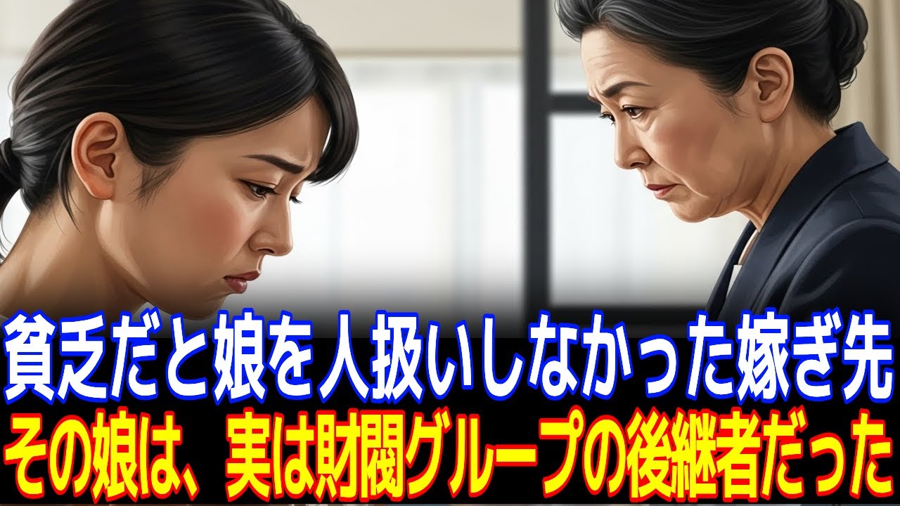 貧乏だと娘を人扱いしなかった嫁ぎ先。その娘は、実は財閥グループの後継者だった