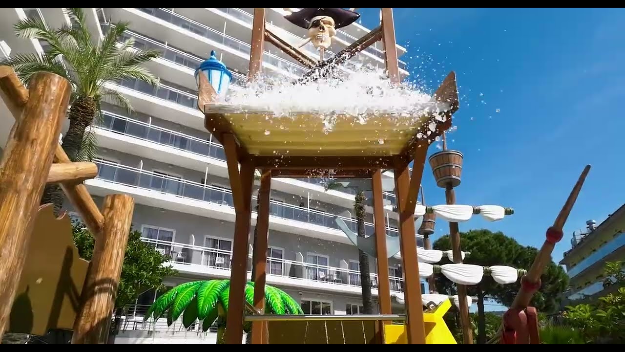 HOTEL OASIS PARK SPLASH, en #Calella #fpv #drone