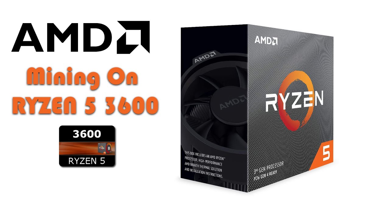 AMD Ryzen 5 3600 Mining |Monero / XMR With CPU