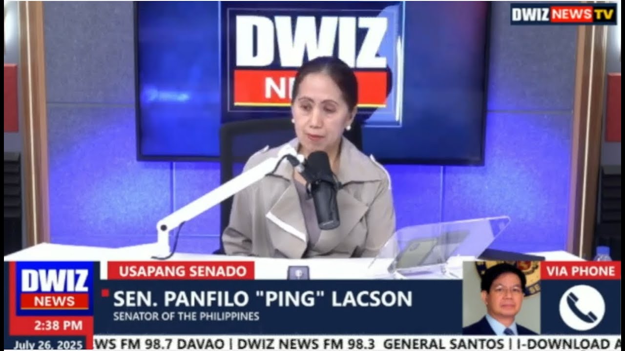 PING LACSON on SC Ruling on VP Duterte's Impeachment Case: Interview on DWIZ