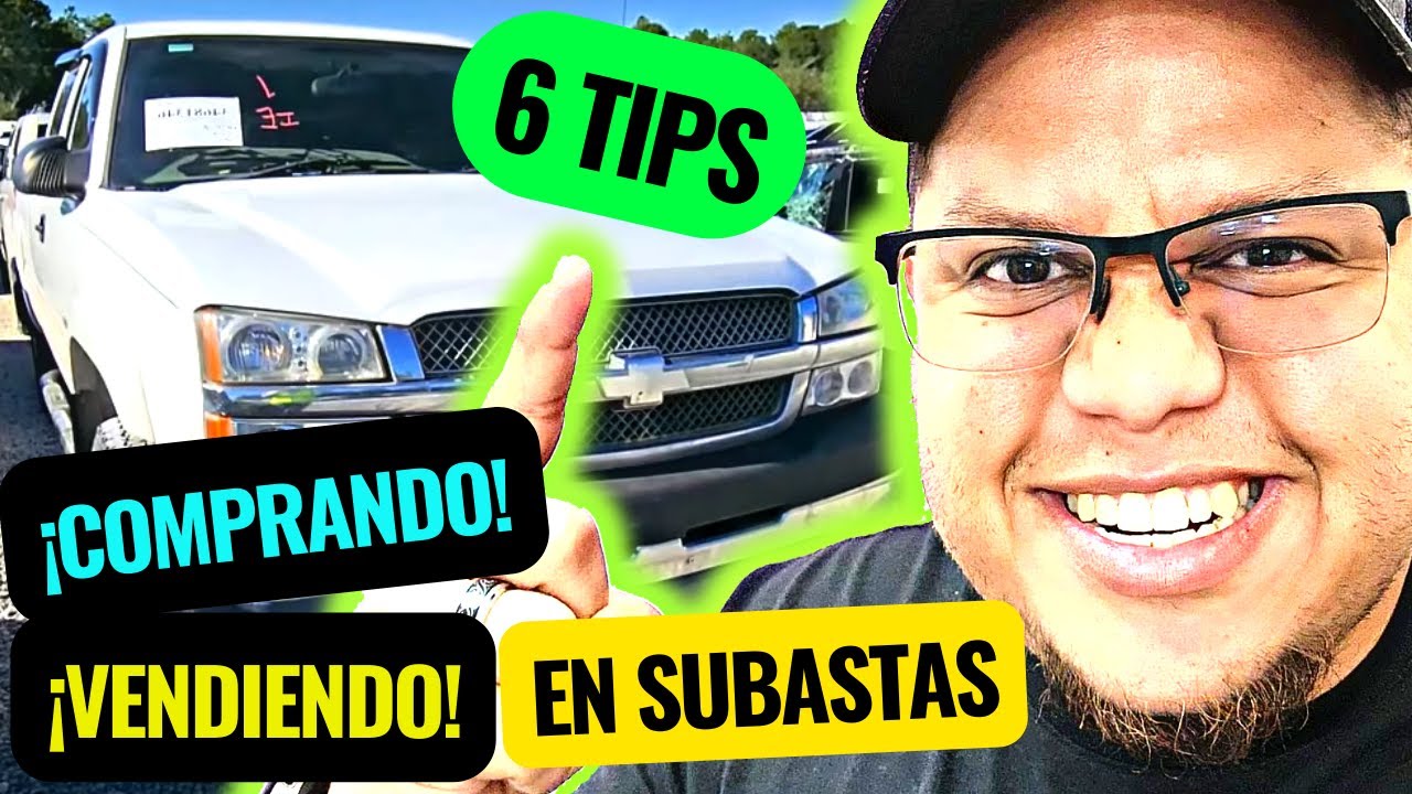 6 tips comprando y vendiendo autos de subastas