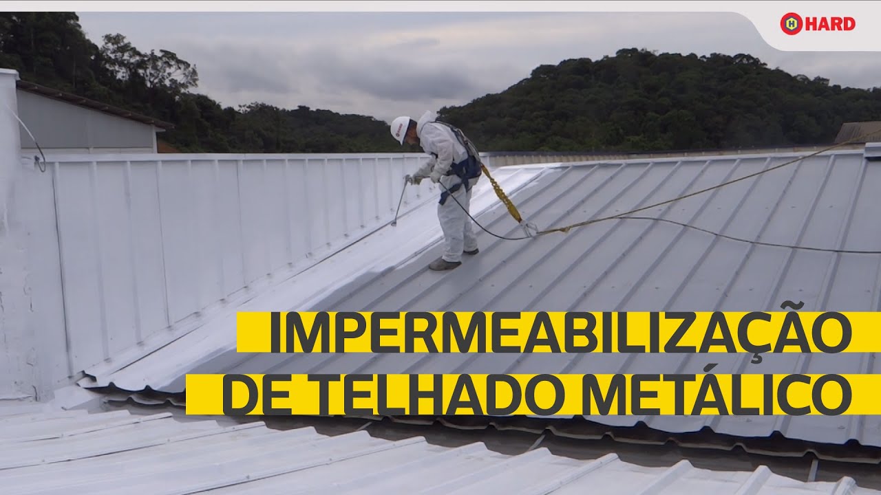 Como impermeabilizar telhados com o impermeabilizante RR 500 ECO
