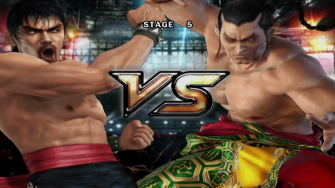TEKKEN 5 ULTRA HARD Arcade mode with Marshall law