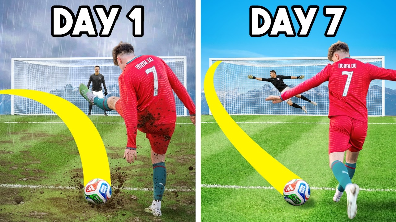 I Turned My Friend Into Ronaldo In 7 Days
