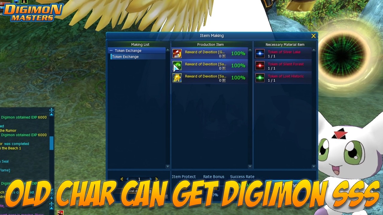 DIGIMON MASTERS ONLINE : HOW TO GET FREE DIGIMON SSS FOR Old / Comeback Char - DMO