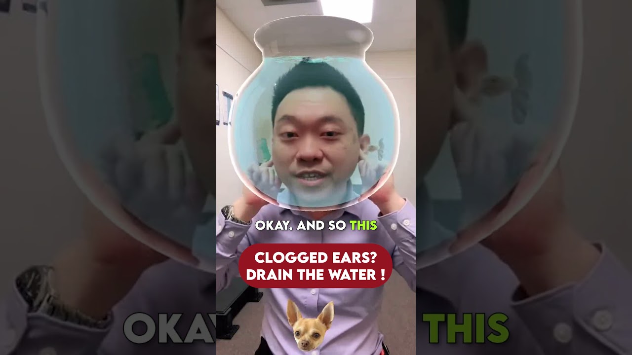 Clogged ears? Drain the water !
