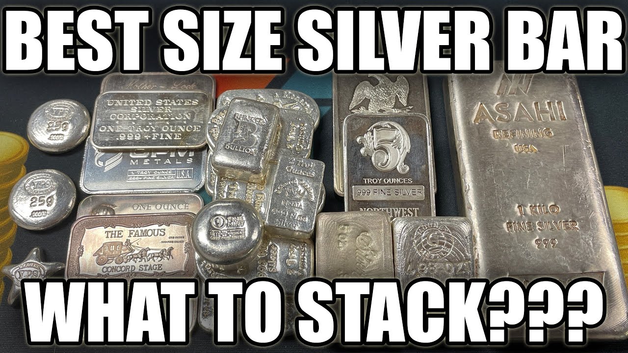 What Silver Bar Is The Right Size For Your Stack? Smaller vs. Larger Silver Bars