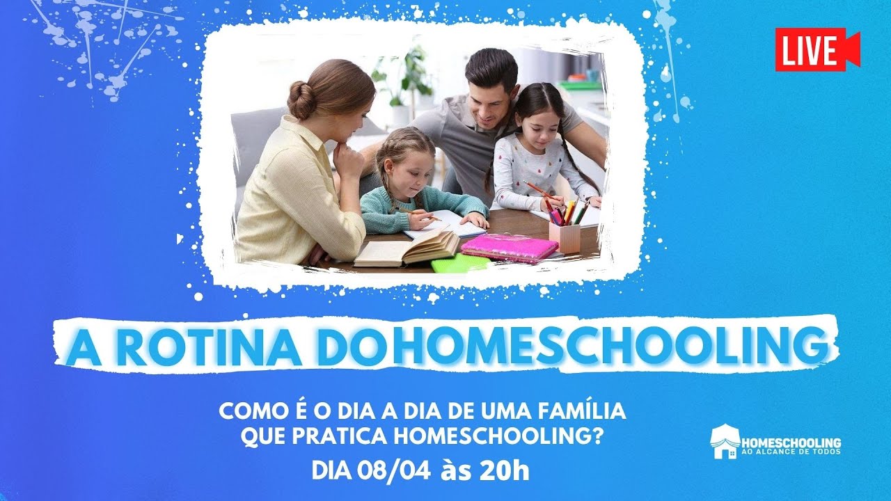 LIVE: A ROTINA DO HOMESCHOOLING