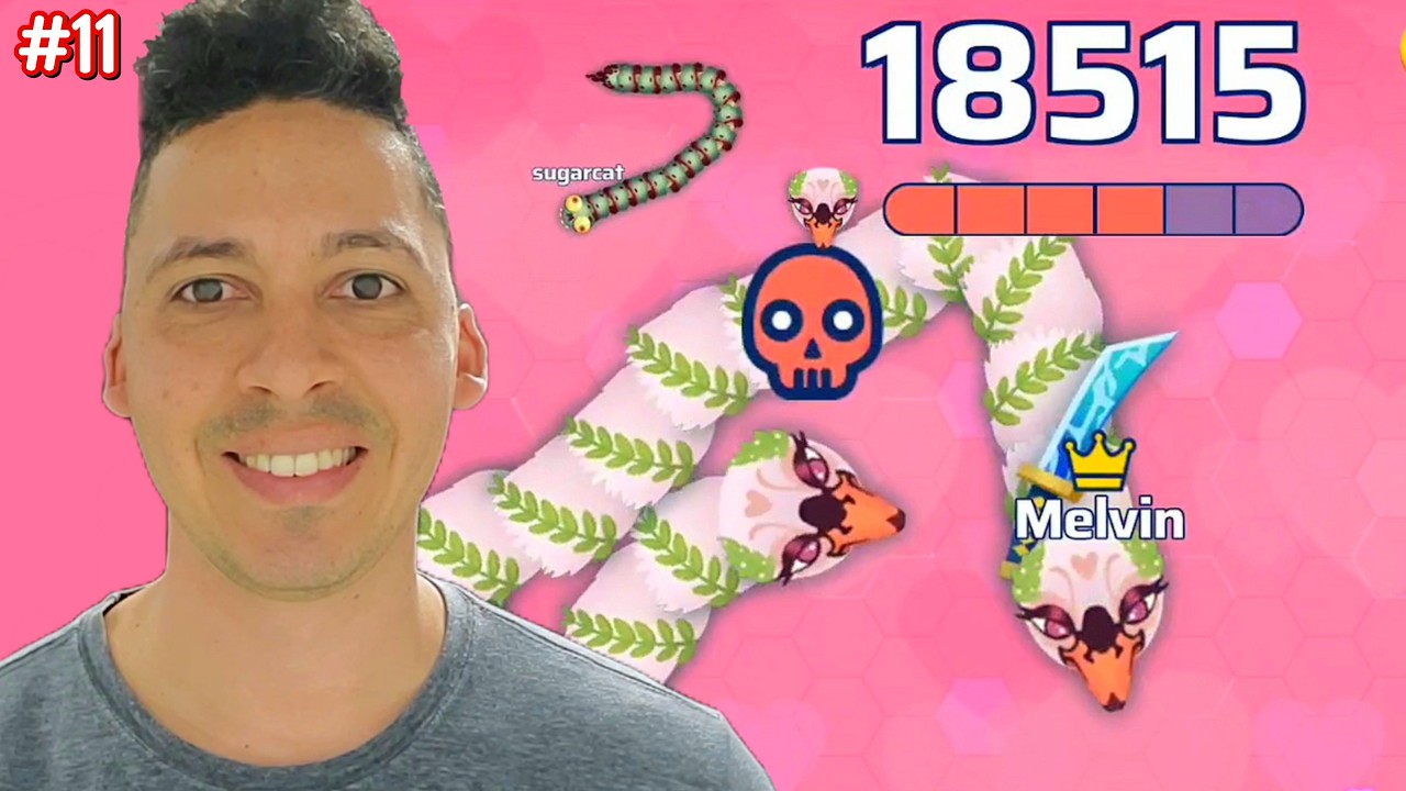 Snake.io - #11 - AFRODITA VS AFRODITA - Juegos De MELVIN
