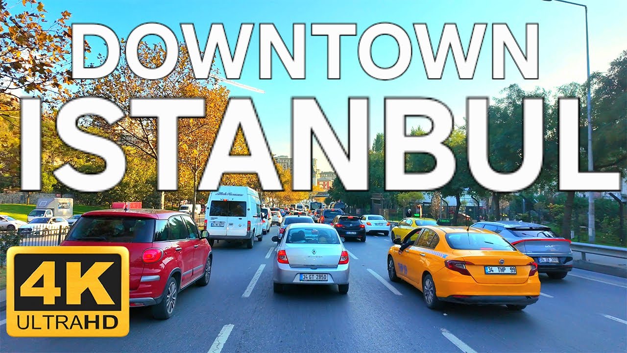 🇹🇷 Downtown, Istanbul &ndash; Scenic Driving Tour in 4K