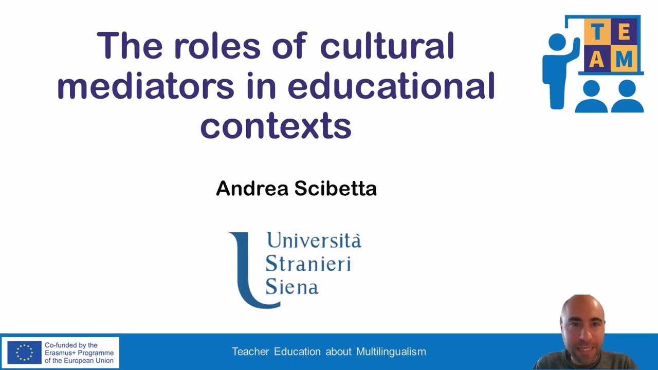 1.4 The roles of cultural mediators in educational contexts