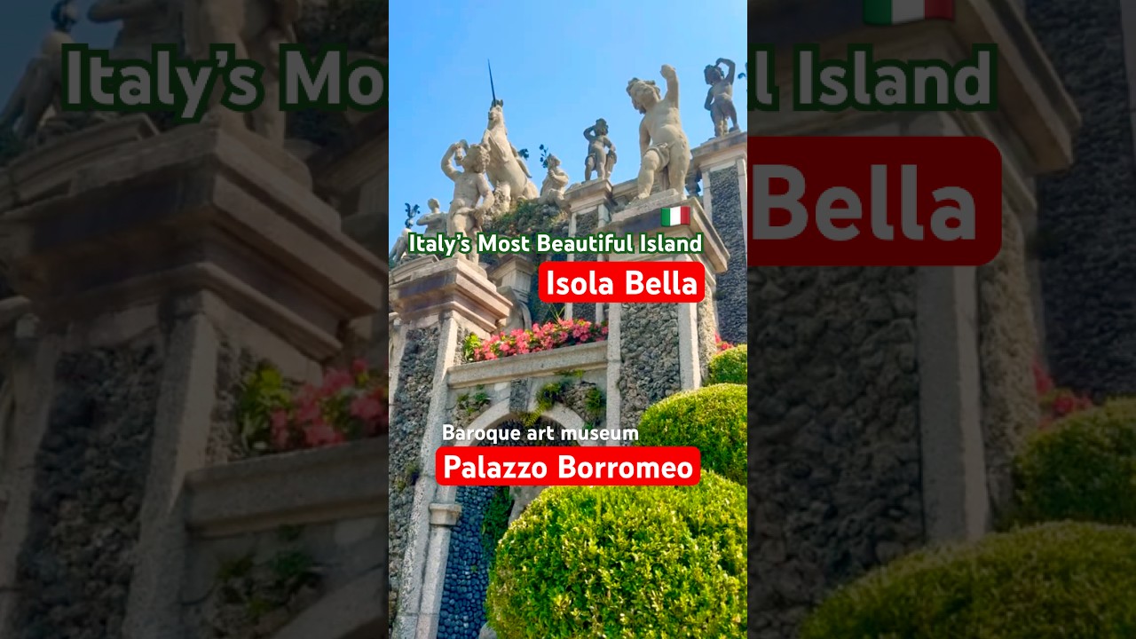 🇮🇹Italy&rsquo;s Most Beautiful Isola Bella/Palazzo Borromeo on Lake Maggiore 이탈리아 가장 아름다운 벨라섬, 보로메오궁, 호수