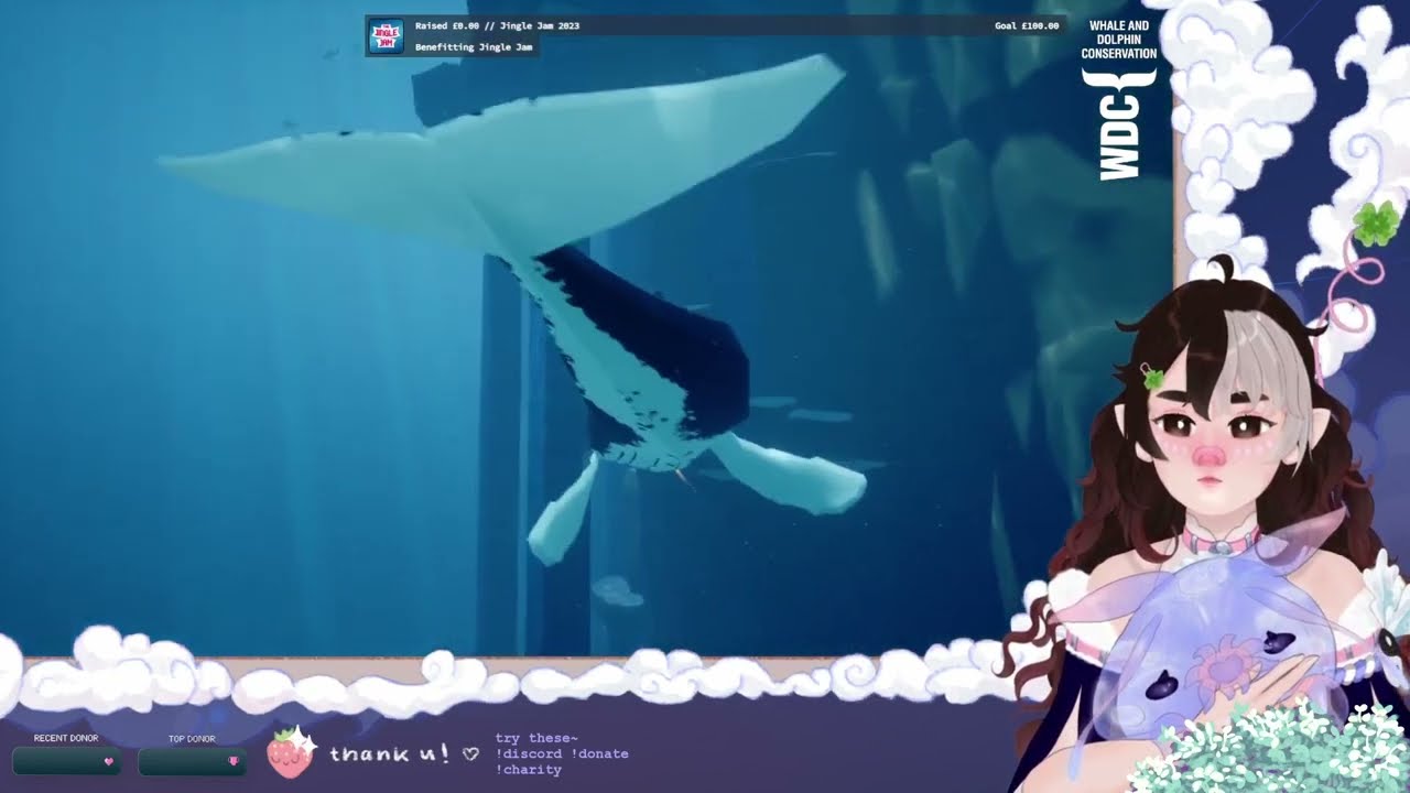 welcoming #JingleJam2023 with my favourite ocean game! 🌊〈fundraising for Whales & Dolphins〉『ABZ&Ucirc;』