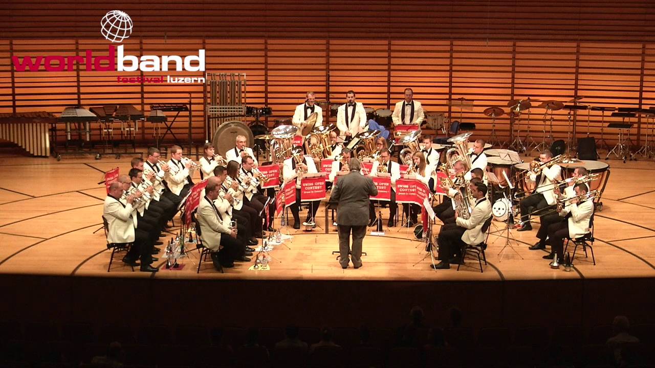 Brass Band Fribourg - The Wizard by George Allan (March) - Brass Band Music LIVE