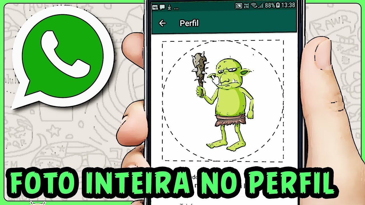 Como Colocar Foto inteira no Perfil do WhatsApp