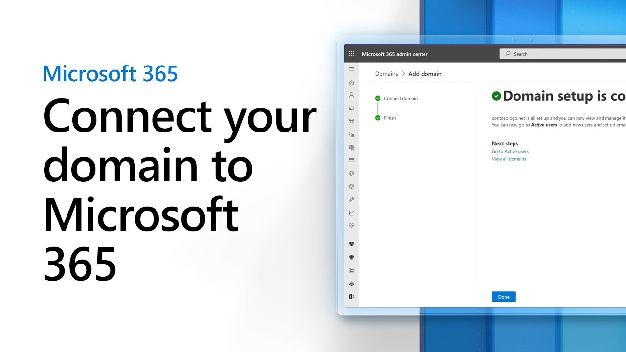 Подключите свой домен к Microsoft 365
