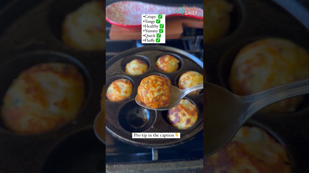 Leftover rice snacks recipe!Pro tip - thick batter for crispy appe #shorts #youtubeshorts #recipe