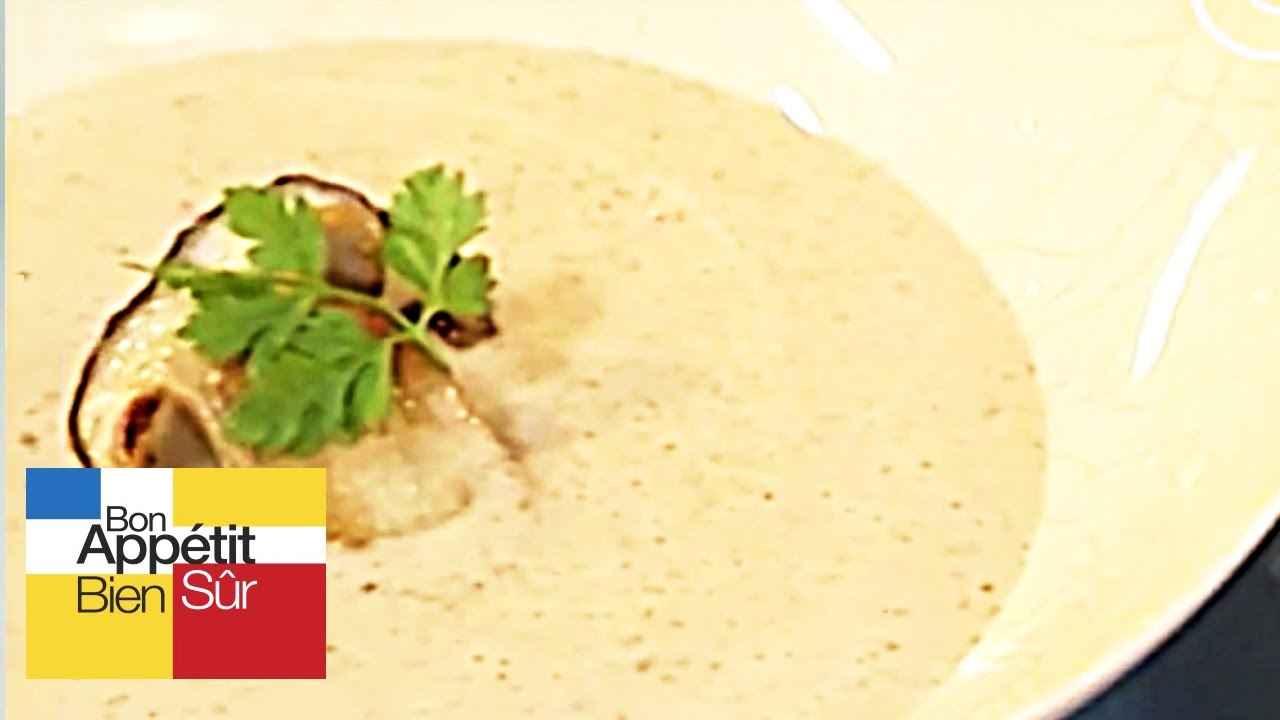 Crème de châtaignes aux épices douces et champignons