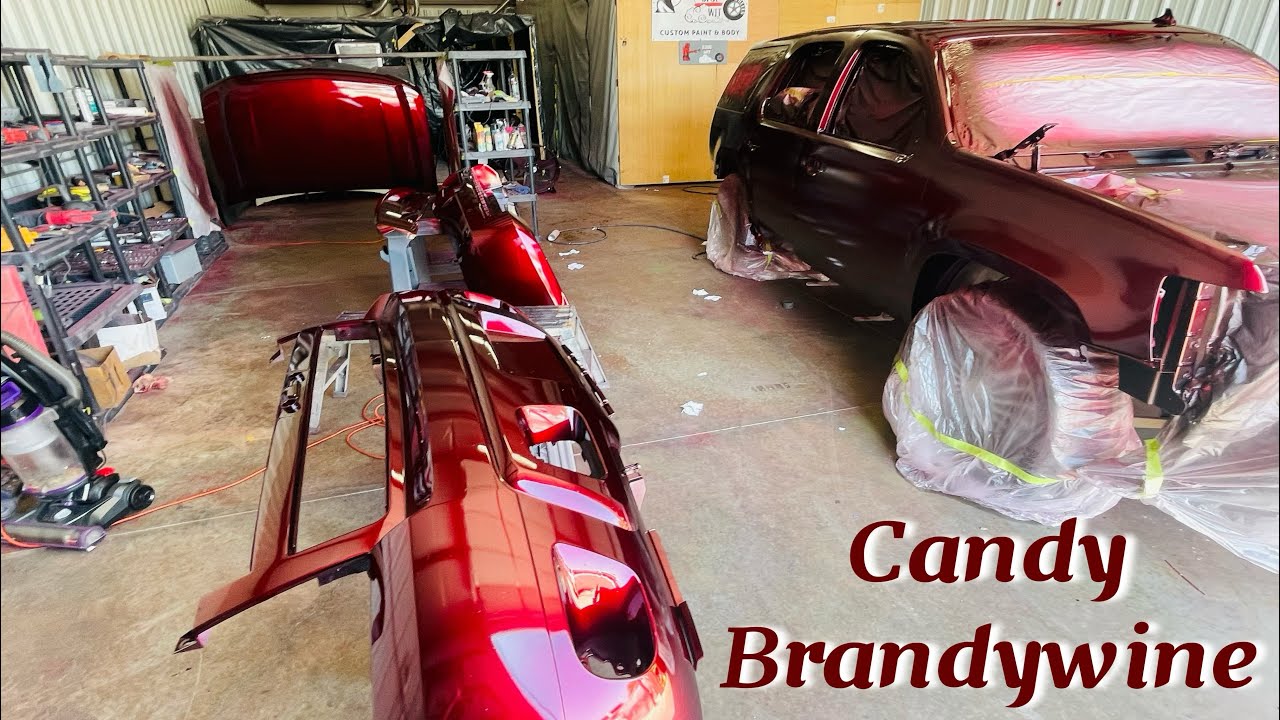 17 часов рисования! #candypaint #candybrandywine #custom