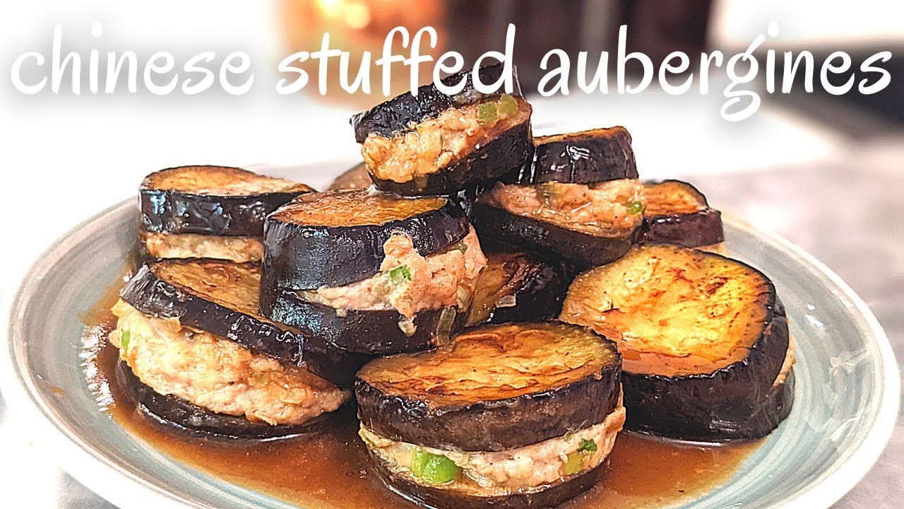 Chinese Stuffed Aubergine | Gluten, Dairy & Soy Free