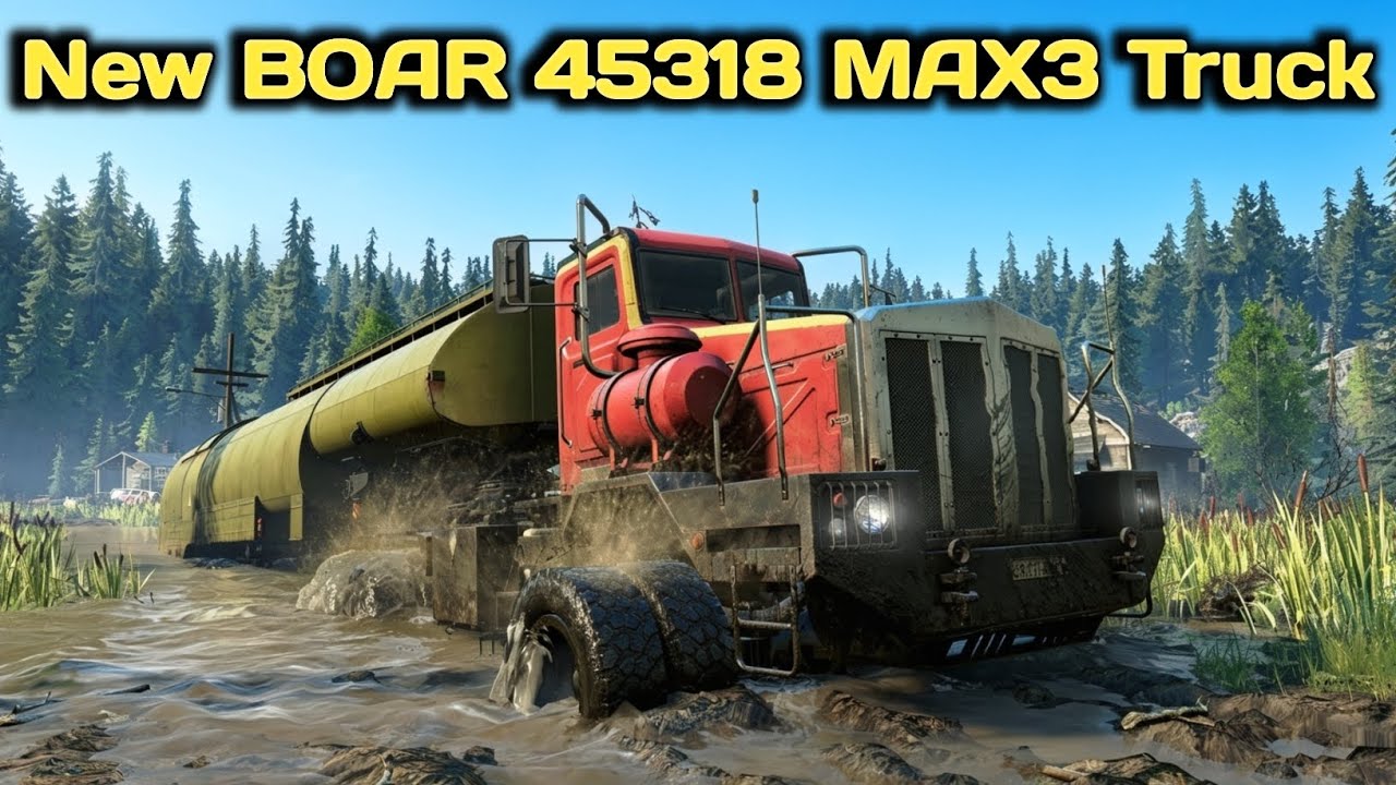 New BOAR 45318 MAX3 Truck In SnowRunner Season 18