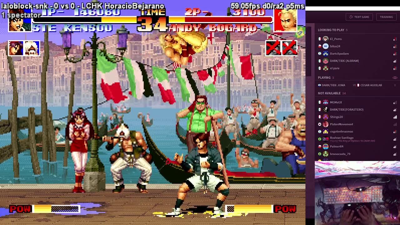 FIGHTCADE2  RETAS A 4 BOTONES COMO EN ARCADE