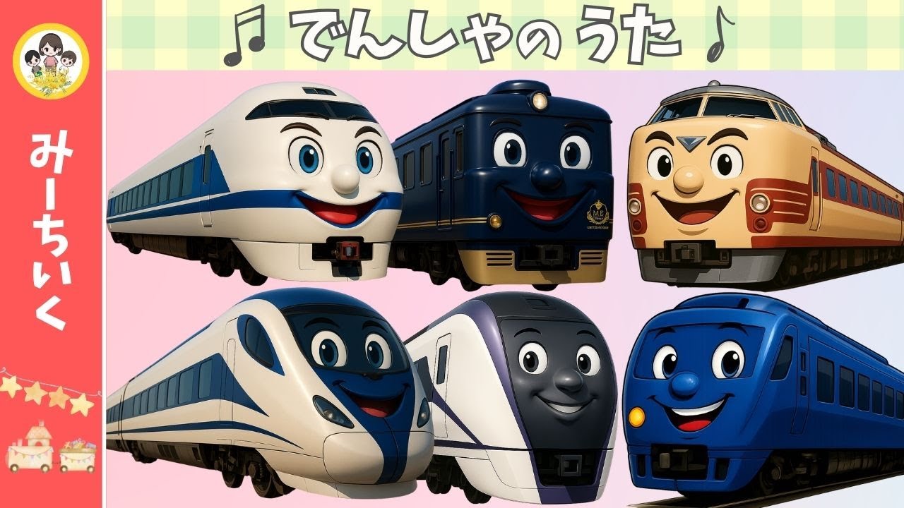 【うた】特急列車が大集合!! 〜サンダーバードやソニックなどでてくるよ〜
