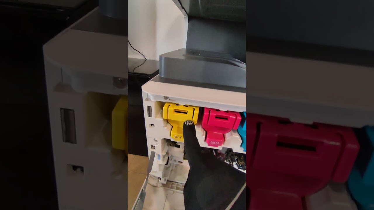 Probl&egrave;me de qualit&eacute; d'impression sur une HP LaserJet Managed MFP #E77830