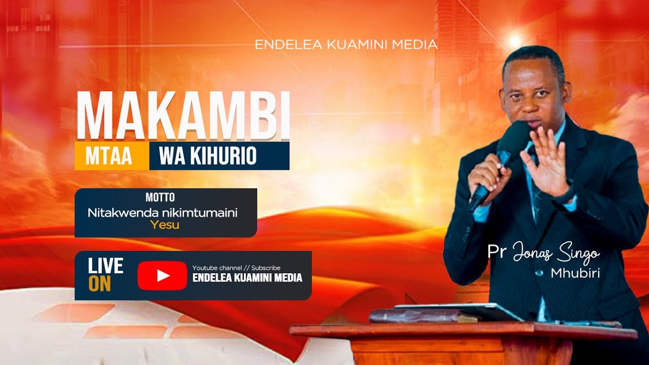 IBADA YA MAALUM YA KUHITIMISHA MAKAMBI  MTAA WA KIHURIO NA  PR JONAS SINGO