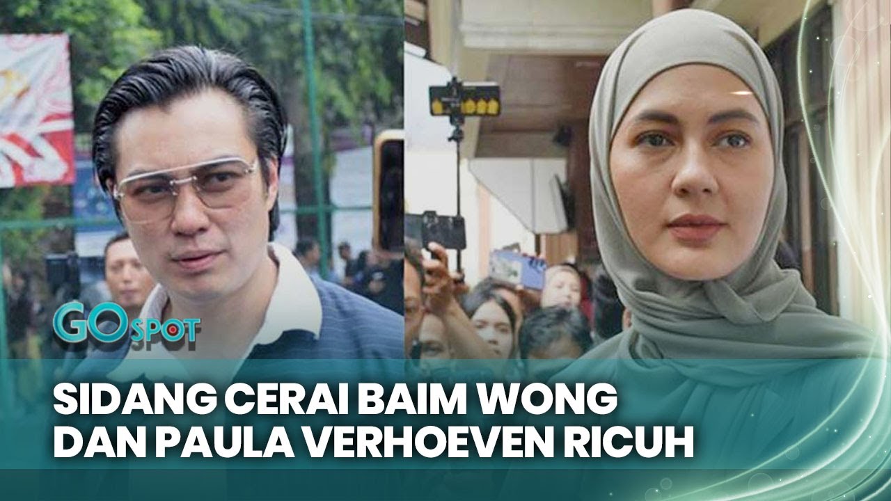 Sidang Cerai Baim dan Paula Ricuh, Pengacara Saling Adu Mulut di Pengadilan - Go Spot