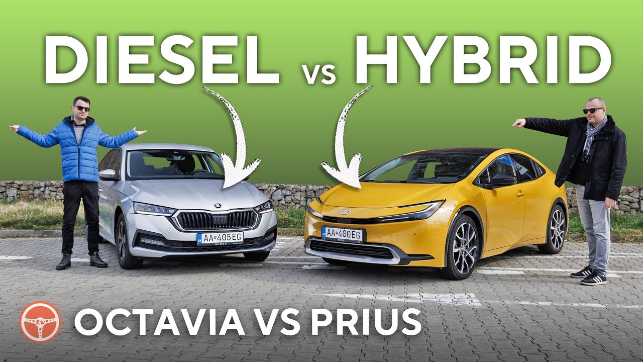 DIESEL vs HYBRID: kto má REÁLNU menšiu spotrebu? Škoda Octavia TDI vs Toyota Prius PHEV - volant.tv