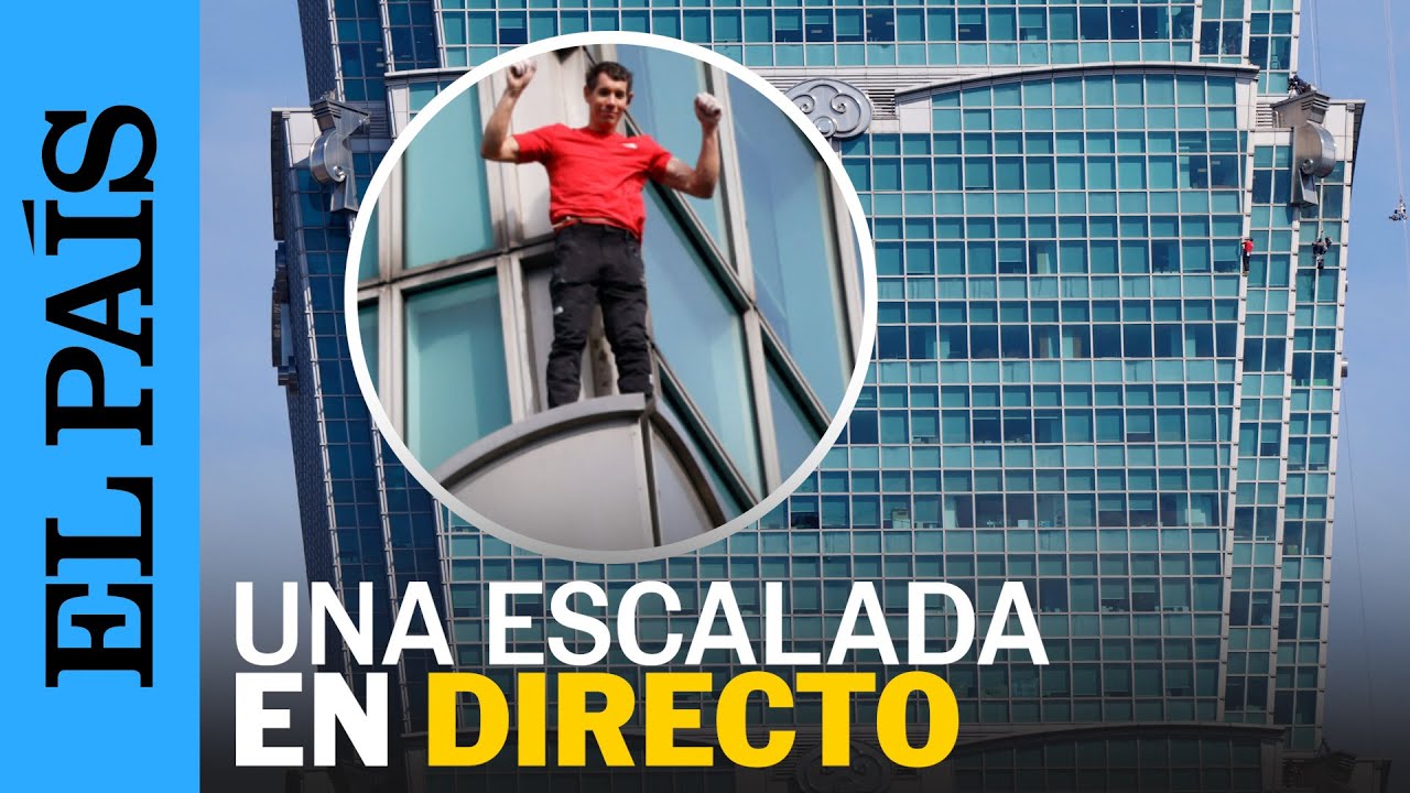 El escalador Alex Honnold corona el rascacielos Taipei 101: 508 metros en apenas hora y media