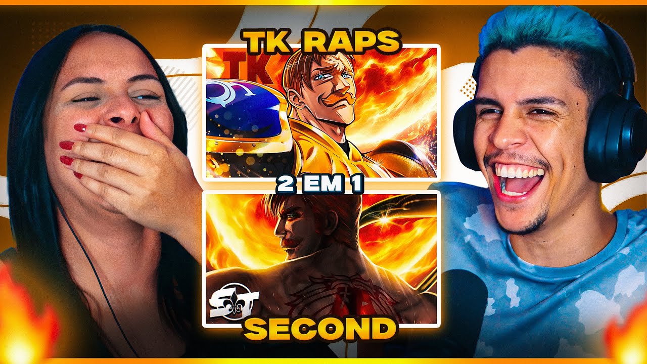 2 EM 1 TK RAPS + SECONDTIME: Escanor (Nanatsu no Taizai) | [Casal Jounin React] 🔥