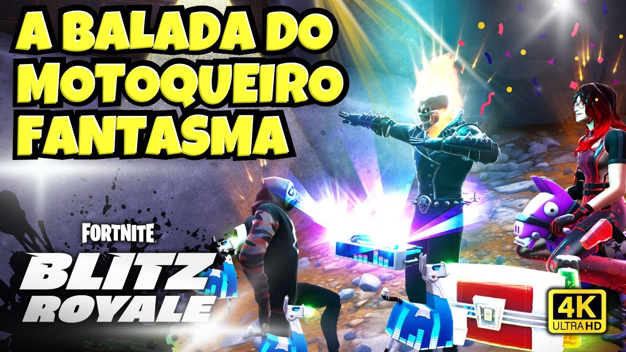 💀 A Balada do Motoqueiro Fantasma 😂 - Fortnite Blitz Pai & Filho 🖥 PC & 🎮Xbox - 4K