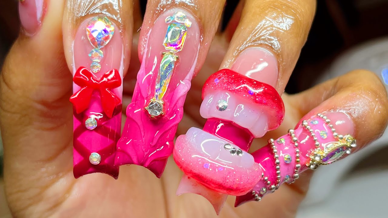 3D LIP/MOUTH TUTORIAL👄TRENDING 3D NAIL ART | BEGINNER FRIENDLY | Born Pretty