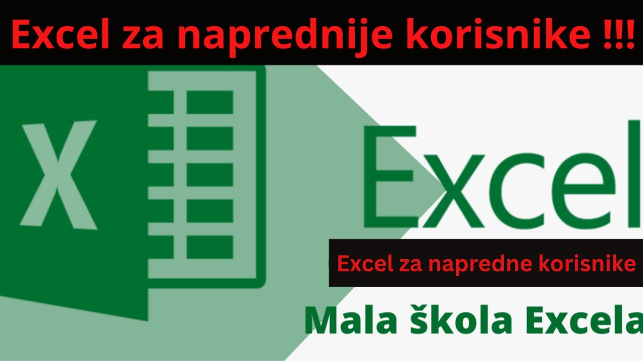 Excel za naprednije korisnike - Napredni Excel kurs - Microsoft Excel MATCH() i INDEX() Funkcija