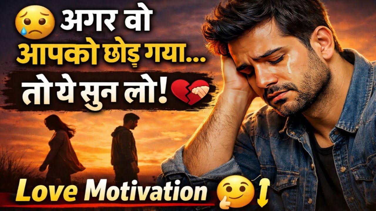 👉 अगर वो आपको छोड़ गया… तो ये सुन लो | Love Motivation & Breakup Healing | Heart Touching Hindi 💔