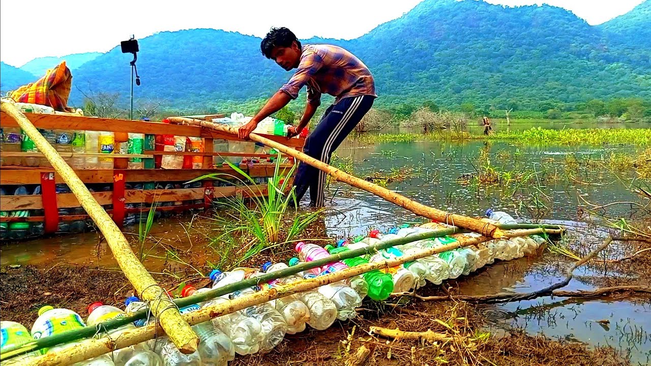 විසි කරපු බෝතල් වලින් සද්දන්ත ඔරුකඳ🍁🛥️👌🍀🙋‍♂️
