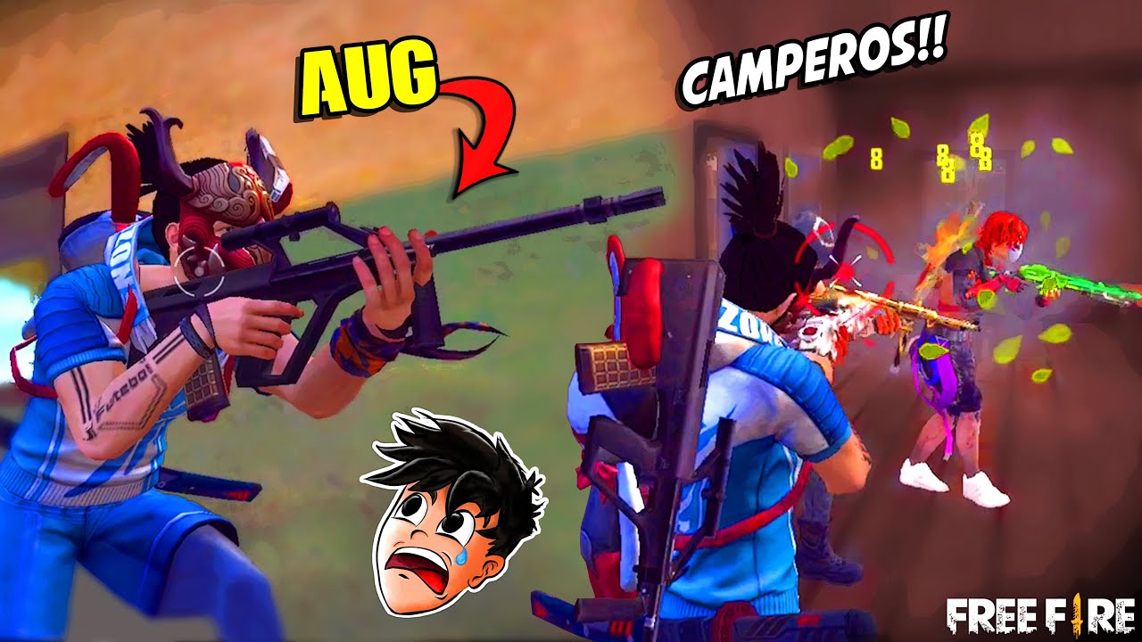 USO NUEVA ARMA *AUG* Y ENCUENTRO CAMPEROS !! NUEVO EVENTO WEB FREE FIRE  |Nikking7