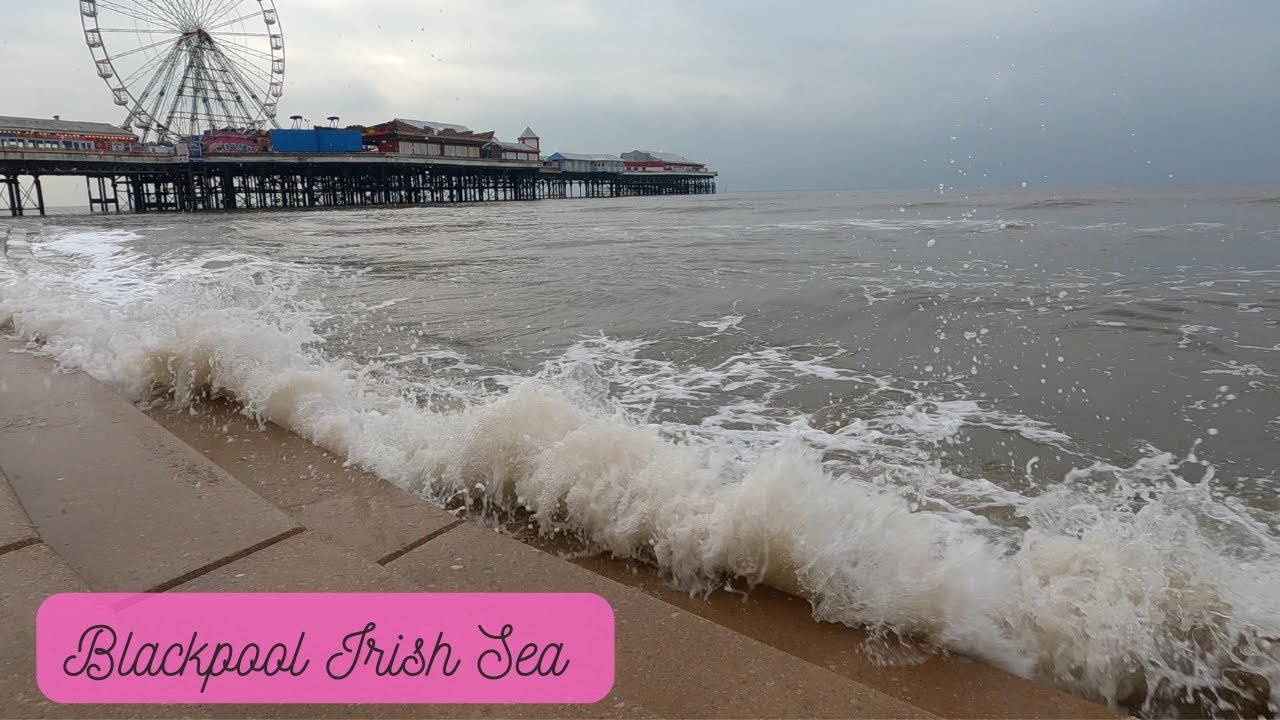 Blackpool Irish Sea ASMR Relaxing